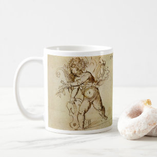 Cupido met een viool door Domenico Campagnola Koffiemok