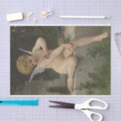 Cupido met een vlinder (door Bouguereau) Tissuepapier (Craft)
