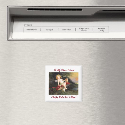  Cupido met Uil Magneet (Insitu (Vaatwasser))