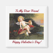  Cupido met Uil Magneet (Voorkant)