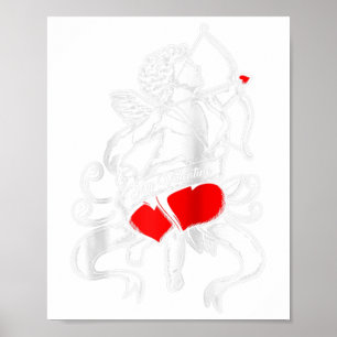 Cupido Tattoo Mijn Valentijn - Matching Couples Ra Poster