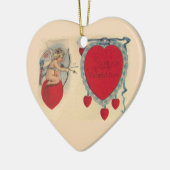 Cupido Valentijnsbericht Ornament (Links)