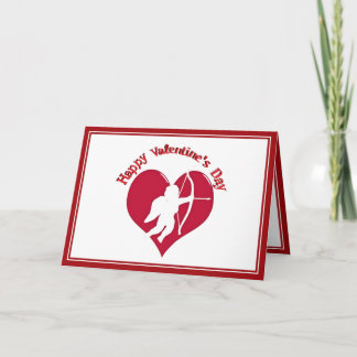 Cupido voor Valentijnsdag Feestdagen Kaart
