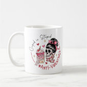 Cupidon est stupide anti-Valentin café Mug (Gauche)