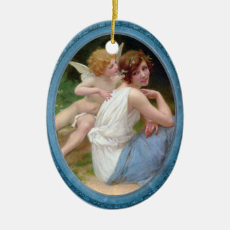 Cupidon et ornement de psyché