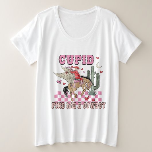 Cupidon Me Trouve Une Femme Cowboy (Design devant)