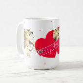 Cupidon Valentine's Hearts Mug (Devant gauche)