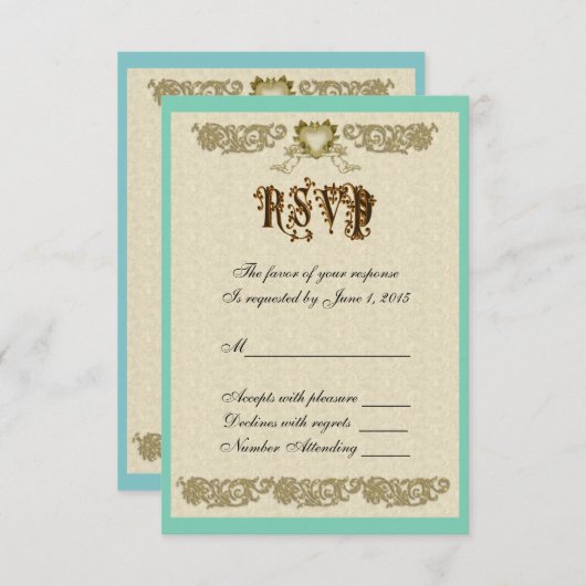 Cupidons RSVP Renaissance (Devant / Derrière)