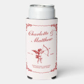 Cupido's Arrow Red Vintage Wedding (Seltzer Achterkant)