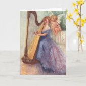 Cupido's begroeting kaart (Gele Bloem)