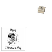 Cupido's Charm Valentijns Kaart Rubberstempel (Gestempeld)
