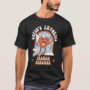Cupido's Favoriete Franse Leraar Leraar Schattig G T-shirt