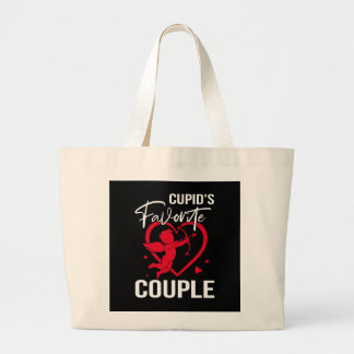 Cupido's favoriete paar - Grappige Valentijn's Day Grote Tote Bag