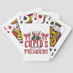 Cupido's favoriete President Valentijn Trump Pokerkaarten
