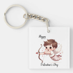 Cupido's Pijl Valentijnsdag Sleutelhanger
