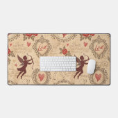  Cupido's Romantische Patroon (3) Bureaumat (Keyboard & Muis)