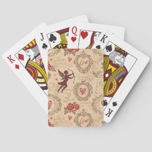  Cupido's Romantische Patroon (3) Pokerkaarten