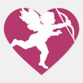 Cupido's Silhouet - Sticker (Voorkant)