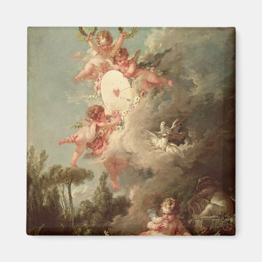 Cupido's Target, van 'Les Amours des Dieux' Magneet (Voorkant)