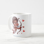 Cupido's Valentijns Koffiemok (Voorkant links)