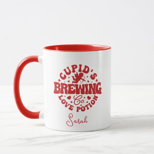 Cupid's Brewing Co Cute Coffee Mok (Links)