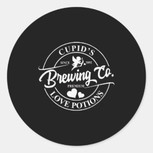 Cupids Brewing Co Premium Love Potions Valentijn C Ronde Sticker