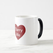 Cupids Coeurs Magique Amour Mug - Me Marier Propos (Devant droit)
