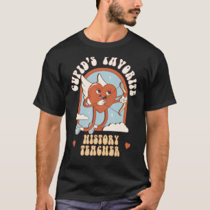 Cupid's favoriete geschiedenisleraar leraar leerli t-shirt