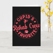 Cupid's Favoriete Rehab Crew Valentijn Pt Ot Slp T Kaart (Gele Bloem)