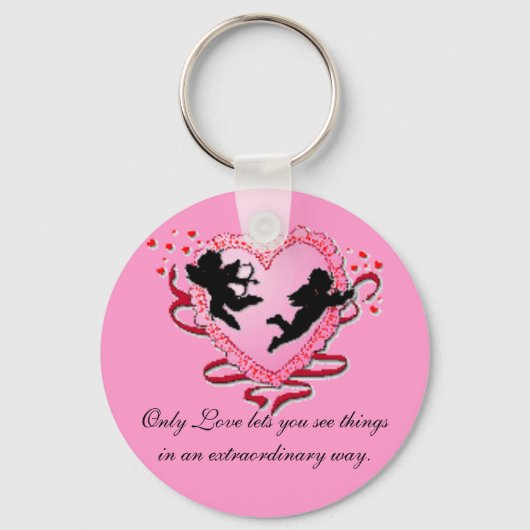 Cupids Heart Sleutelhanger (Voorkant)
