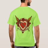 Cupid's Love Arrow T-Shirt Design (Achterkant)