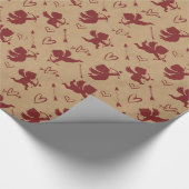 Cupids pijlen en hart ID630 Cadeaupapier (Hoek)