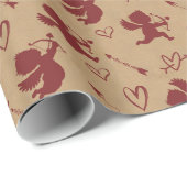 Cupids pijlen en hart ID630 Cadeaupapier (Rol Hoek)