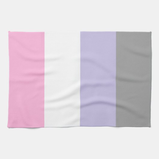 Cupioromantic Pride Flag Theedoek (Horizontaal)