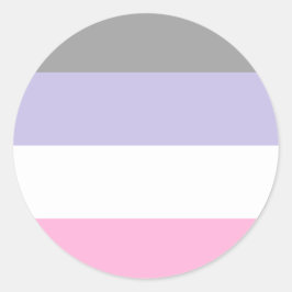 Cupiosexual Pride Flag  Ronde Sticker