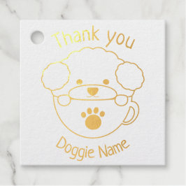 Cupoodle Wood Art Stamp Bedankjes Labels