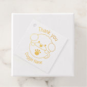 Cupoodle Wood Art Stamp Bedankjes Labels (Met doos)