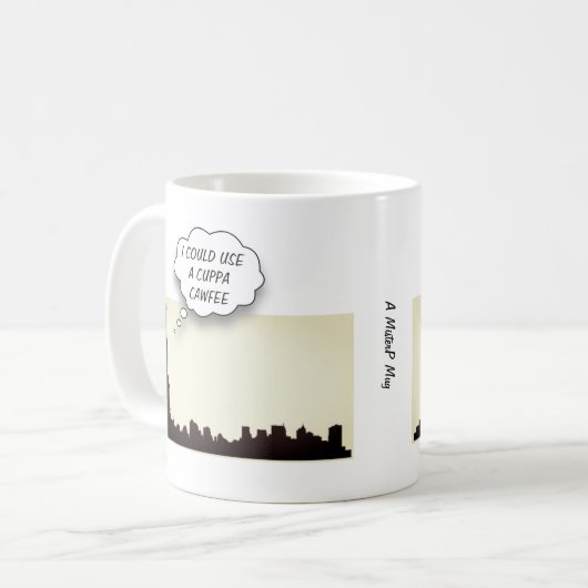 Cuppa Cawfee - Un Mug MisterP (Devant gauche)
