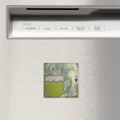 "Cuppa Joe" Kunstmagneet van Nancy Lefko Magneet (Insitu (Vaatwasser))