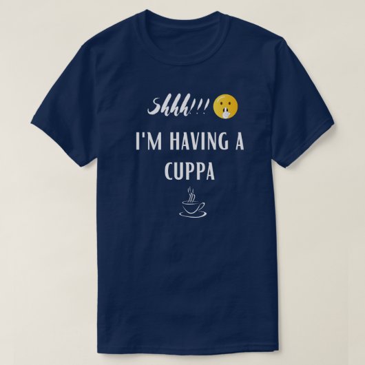Cuppa thee t-shirt (Design voorkant)
