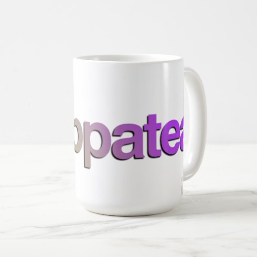 #cuppatea Modern Tea Mug (Devant droit)