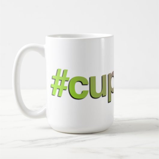 #cuppatea Modern Tea Mug (Gauche)