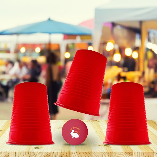 Cups en Ball Trick Custom Rabbit Ping Ball Ball