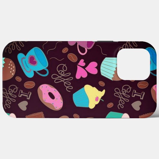 Cups en cupcakes, koffie Case-Mate iPhone case (Achterkant (horizontaal))