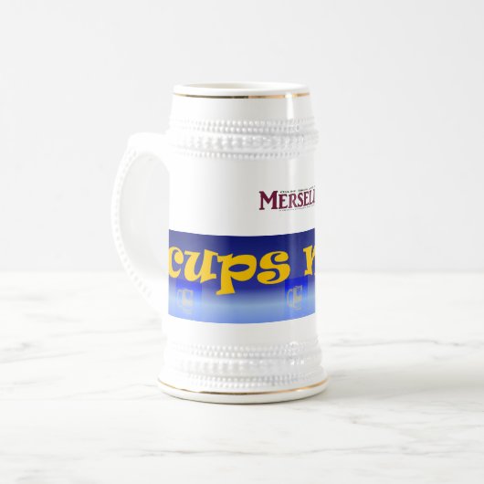 Cups Mart Logo Bierpul (Voorkant links)