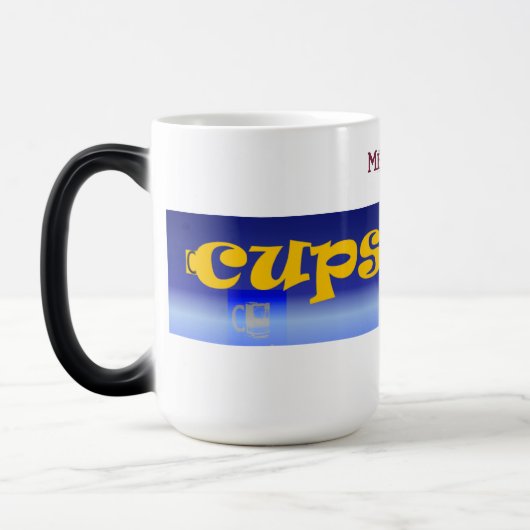 Cups Mart Logo Magische Mok (Links)