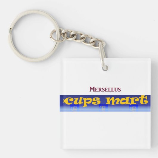 Cups Mart Logo Sleutelhanger (voorkant)