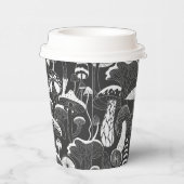 Cups van paddenstoelen papieren bekers (Rechts)