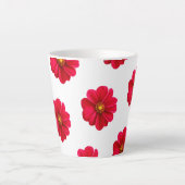Cups voor bloemen ontwerp latte mok (Voorkant)