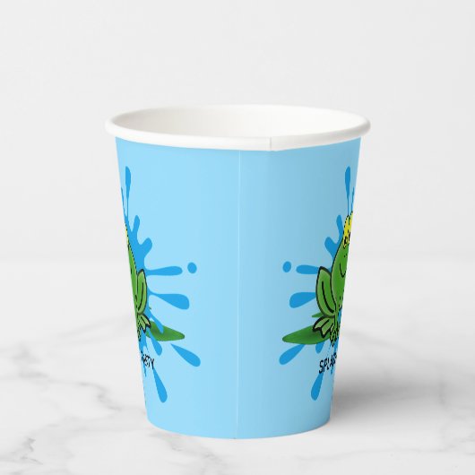 Cups voor groen kikkervormig ontwerp papieren bekers (Rechts)